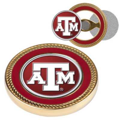 Texas A & M Aggies Challenge Coin with Ball Markers (Set of 2)