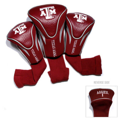 Texas A & M Aggies Contour Fit Golf Headcover (3-Pack)