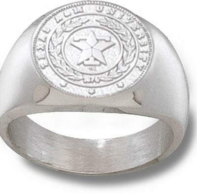 Texas A & M Aggies "Seal" Men's Ring Size 10 1/2 - Sterling Silver Jewelry