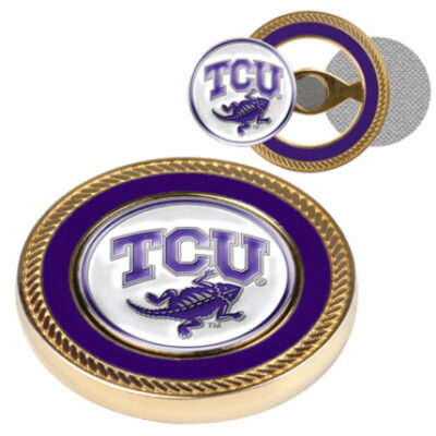 Texas Christian Horned Frogs Challenge Coin with Ball Markers (Set of 2)