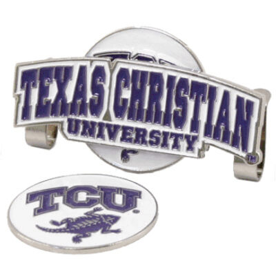 Texas Christian Horned Frogs Slider Clip with Golf Ball Marker (Set of 3)