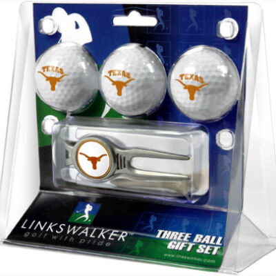 Texas Longhorns 3 Ball Golf Gift Pack with Kool Tool