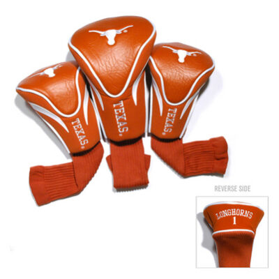 Texas Longhorns Contour Fit Golf Headcover (3-Pack)