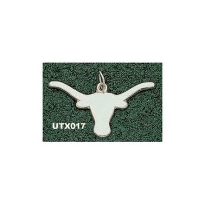 Texas Longhorns Giant 2 1/4" W x 1 1/4" H Solid "Longhorn" Pendant - 10KT Gold Jewelry