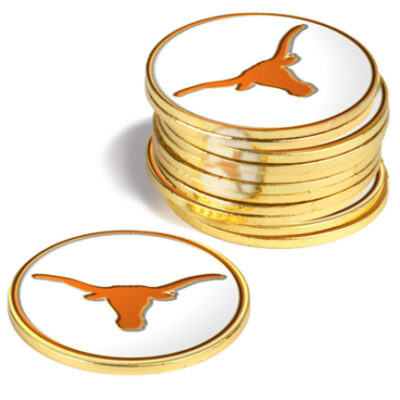 Texas Longhorns Golf Ball Marker (12 Pack)