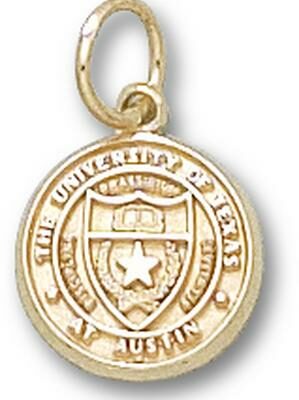 Texas Longhorns "Seal" 7/16" Charm - 10KT Gold Jewelry