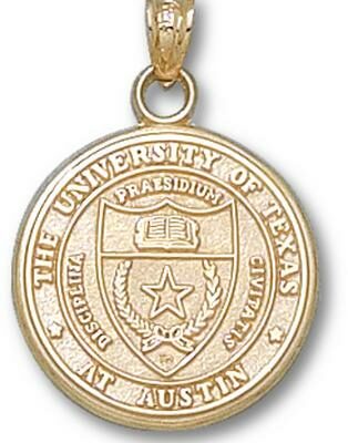 Texas Longhorns "Seal" Pendant - 10KT Gold Jewelry