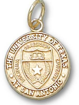 Texas (San Antonio) Roadrunners "Seal" 1/2" Charm - 10KT Gold Jewelry