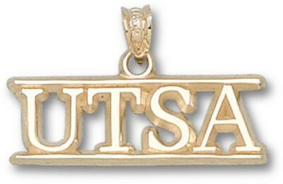 Texas (San Antonio) Roadrunners "UTSA" Pendant - 14KT Gold Jewelry