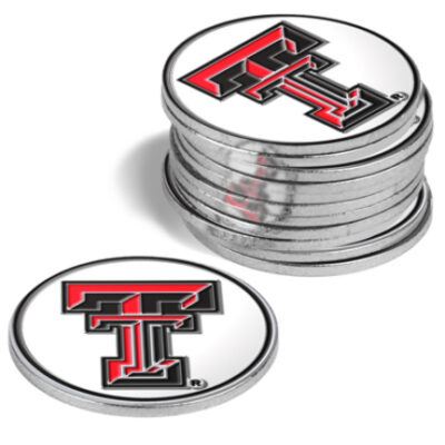 Texas Tech Red Raiders Golf Ball Marker (12 Pack)