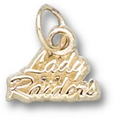 Texas Tech Red Raiders "Lady Raiders" Charm - 10KT Gold Jewelry