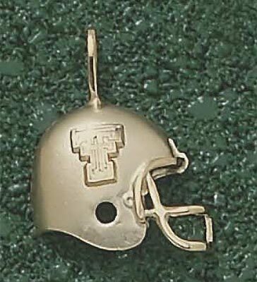 Texas Tech Red Raiders New "TT Football Helmet" Pendant - 10KT Gold Jewelry