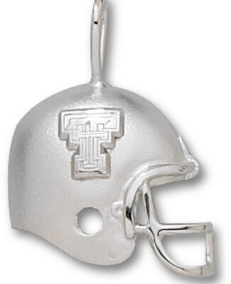 Texas Tech Red Raiders New "TT Football Helmet" Pendant - Sterling Silver Jewelry