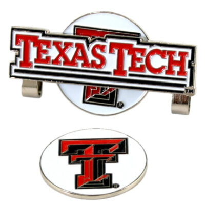 Texas Tech Red Raiders Slider Clip with Golf Ball Marker (Set of 3)