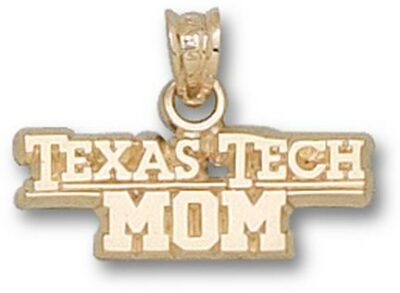 Texas Tech Red Raiders "Texas Tech Mom" Pendant - 14KT Gold Jewelry