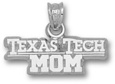 Texas Tech Red Raiders "Texas Tech Mom" Pendant - Sterling Silver Jewelry