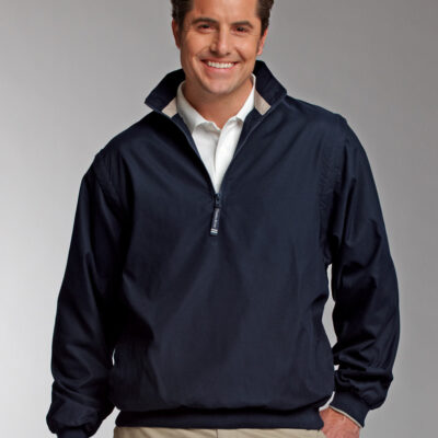 The "Fairway Collection" Pro Convertible Sueded Microfiber Windshirt from Charles River Apparel