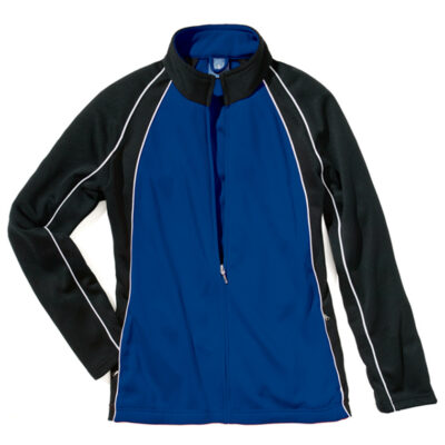 The "Kids' Collection" Girls' Olympian Warm-up Jacket from Charles River Apparel