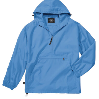 The "Newport Collection" Pack-N-Go Pullover Jacket from Charles River Apparel