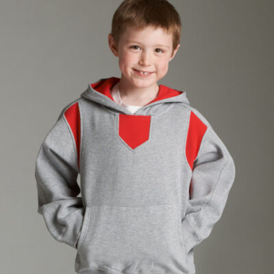 The Youth Spirit Logo Hooded Sweatshirt from Charles River Apparel