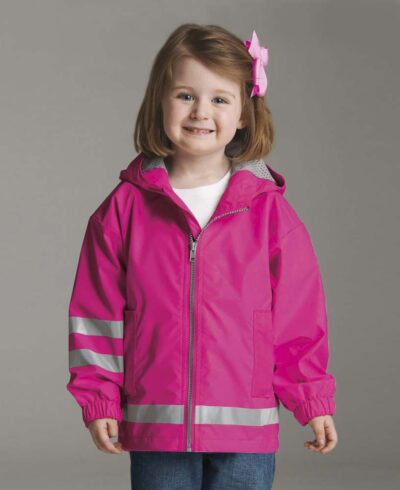 Toddler New Englander Waterproof Rain Jacket by Charles River Apparel