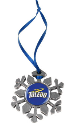 Toledo Rockets Snowflake Ornament (Set of 2)