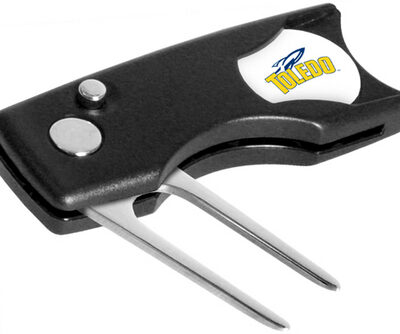 Toledo Rockets Spring Action Divot Tool with Golf Ball Marker (Set of 2)