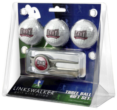 Troy State Trojans 3 Ball Golf Gift Pack with Kool Tool