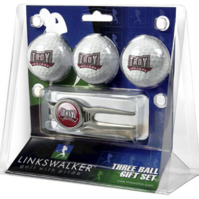 Troy State Trojans 3 Ball Golf Gift Pack with Kool Tool