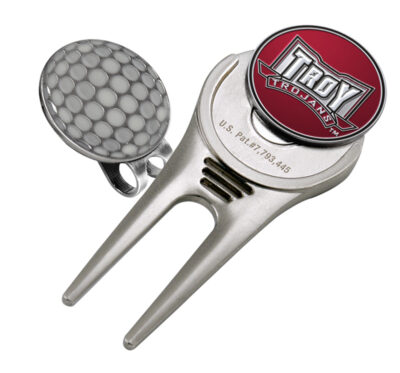 Troy State Trojans Divot Tool Hat Clip with Golf Ball Marker (Set of 2)