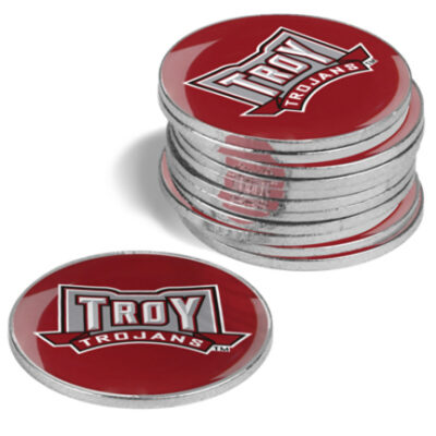 Troy State Trojans Golf Ball Marker (12 Pack)