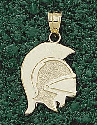 Troy State Trojans "Trojan Mask" Pendant - 10KT Gold Jewelry