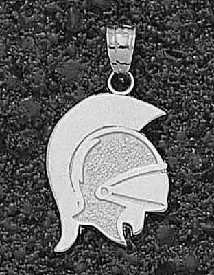 Troy State Trojans "Trojan Mask" Pendant - Sterling Silver Jewelry