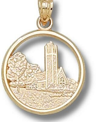 Tufts Jumbos "Chapel" Pendant - 10KT Gold Jewelry