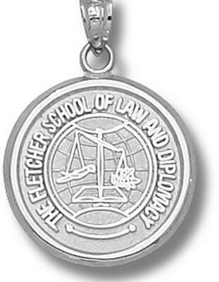 Tufts Jumbos "Fletcher Law School" Pendant - Sterling Silver Jewelry