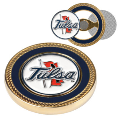 Tulsa Golden Hurricane Challenge Coin with Ball Markers (Set of 2)