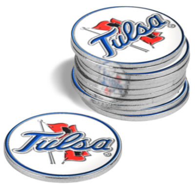 Tulsa Golden Hurricane Golf Ball Marker (12 Pack)