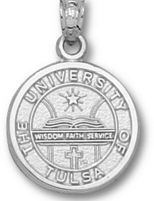 Tulsa Golden Hurricane "Seal" Pendant - Sterling Silver Jewelry