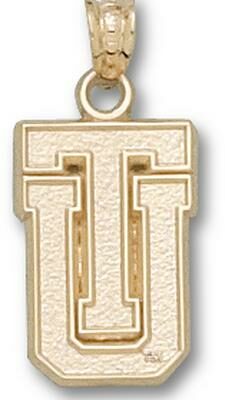 Tulsa Golden Hurricane "TU" Pendant - 10KT Gold Jewelry