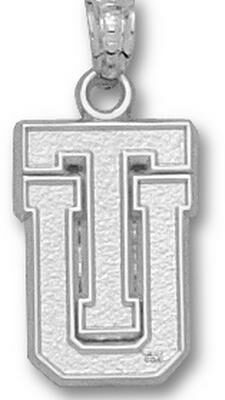 Tulsa Golden Hurricane "TU" Pendant - Sterling Silver Jewelry