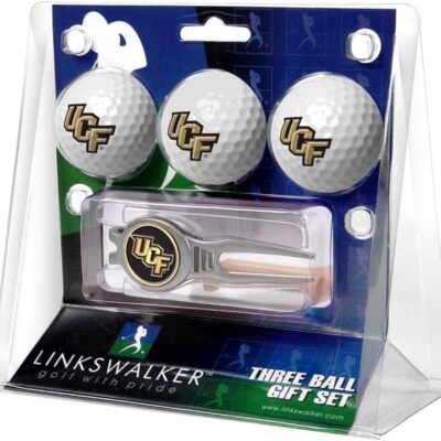 UCF (Central Florida) Knights 3 Ball Golf Gift Pack with Kool Tool