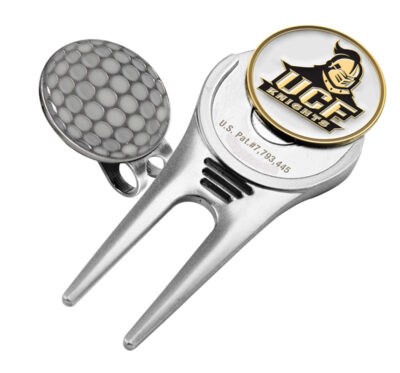 UCF (Central Florida) Knights Divot Tool Hat Clip with Golf Ball Marker (Set of 2)