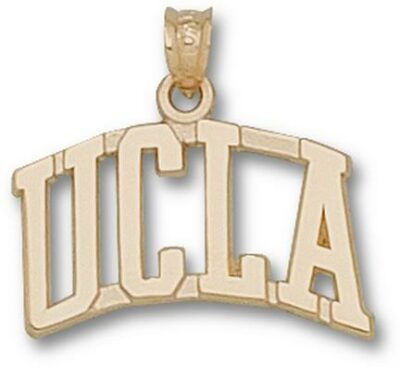 UCLA Bruins Arched "UCLA" Pendant - 14KT Gold Jewelry