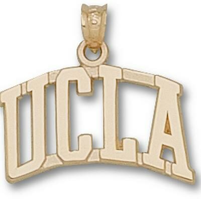 UCLA Bruins Arched "UCLA" Pendant - 14KT Gold Jewelry