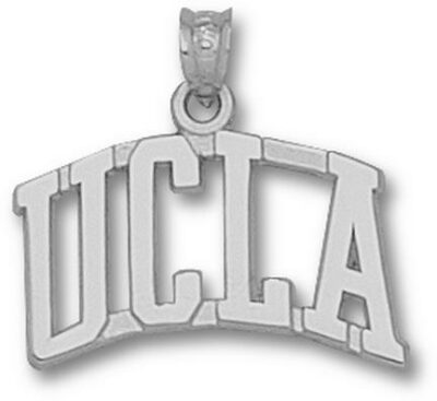 UCLA Bruins Arched "UCLA" Pendant - Sterling Silver Jewelry