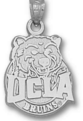 UCLA Bruins Circle "UCLA Joe" Pendant - Sterling Silver Jewelry