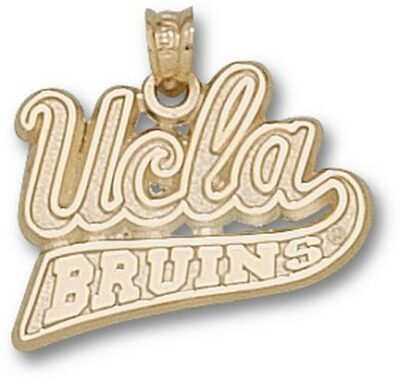 UCLA Bruins Script "UCLA Bruins" Pendant - 14KT Gold Jewelry