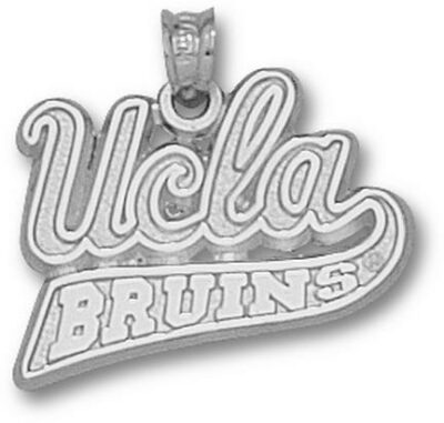 UCLA Bruins Script "UCLA Bruins" Pendant - Sterling Silver Jewelry