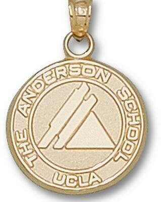 UCLA Bruins "UCLA The Anderson School" 5/8" Pendant - 10KT Gold Jewelry