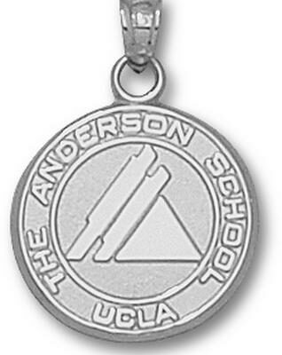 UCLA Bruins "UCLA The Anderson School" 5/8" Pendant - Sterling Silver Jewelry